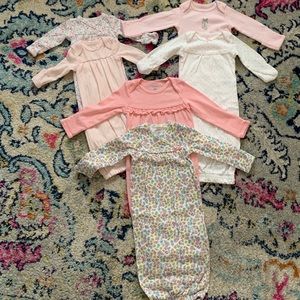 Carters Baby Gown Bundle
